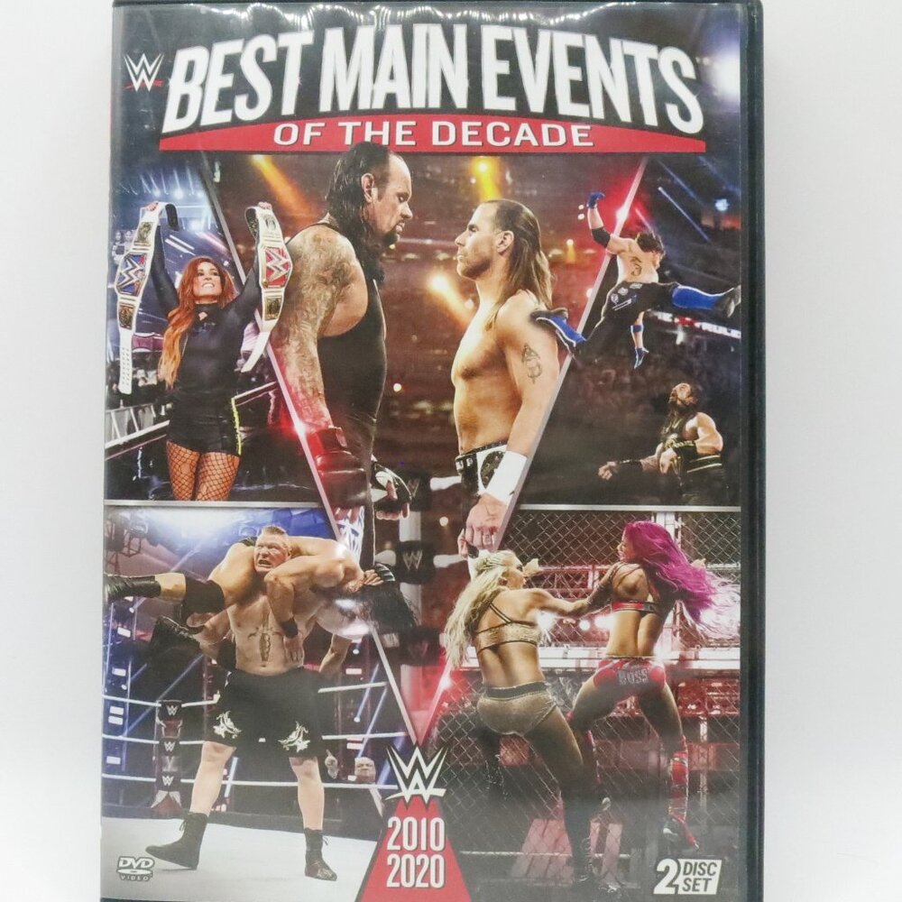 Best Main Events of The Decade WWE 2010-2020 DVD Double Disc